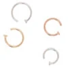 Nostril Nail Ring In Gold