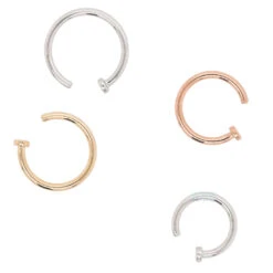 Nostril Nail Ring In Gold