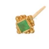 Beaded Princess Nostril Screw In Gold With Chrysoprase