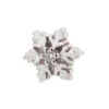 Threadless: Snowflake Pin In Gold With White CZ