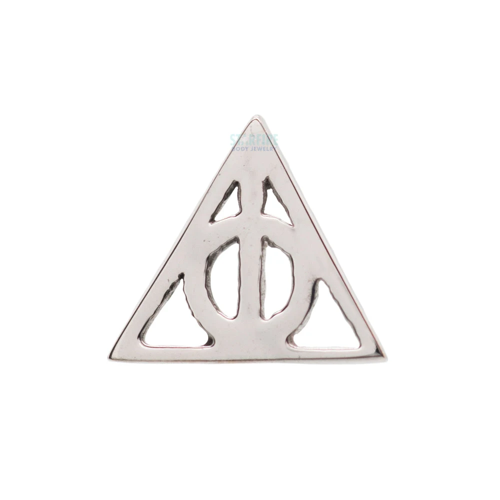 "Deathly Hallows" Threaded End In Gold 5 "Deathly Hallows" Threaded End In Gold - Image 5