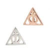"Deathly Hallows" Threaded End In Gold