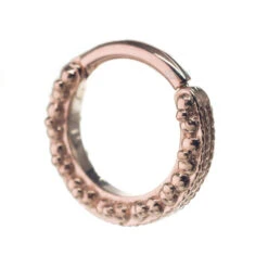 "Luna" Hinge Ring In Gold -Body Vision Los Angeles 40282 BVLABodyVisionLunaHingeRinginGoldSingle5.16RoseGold6