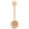 Button Navel Curve In Gold