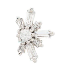 "Half Mininova" & "Half Supernova" Threaded End In Gold With DIAMONDS