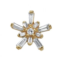 "Mininova" & "Supernova" Threaded End In Gold With DIAMONDS