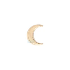Threadless: Crescent Moon Pin In Gold