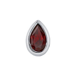 Garnet Pear In Bezel Threaded End In Gold -Body Vision Los Angeles 40384 BVLABodyVisionGarnetPearThreadedEndinGoldSingleWhiteGoldVENDORPHOTO 06ccb65c 8d33 4f1e 989f 38a2bd96af8e