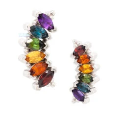 6 Gem Marquise "Panaraya" Threaded End In Gold Rainbow 2 With Genuine Gemstones -Body Vision Los Angeles 40401 BodyVisionBVLA6GemMarquisePanarayaThreadedEndinGoldRainbowwithGenuineGemstonesAsstGroup 0e9122a3 3663 4776 8079 188ba5136761