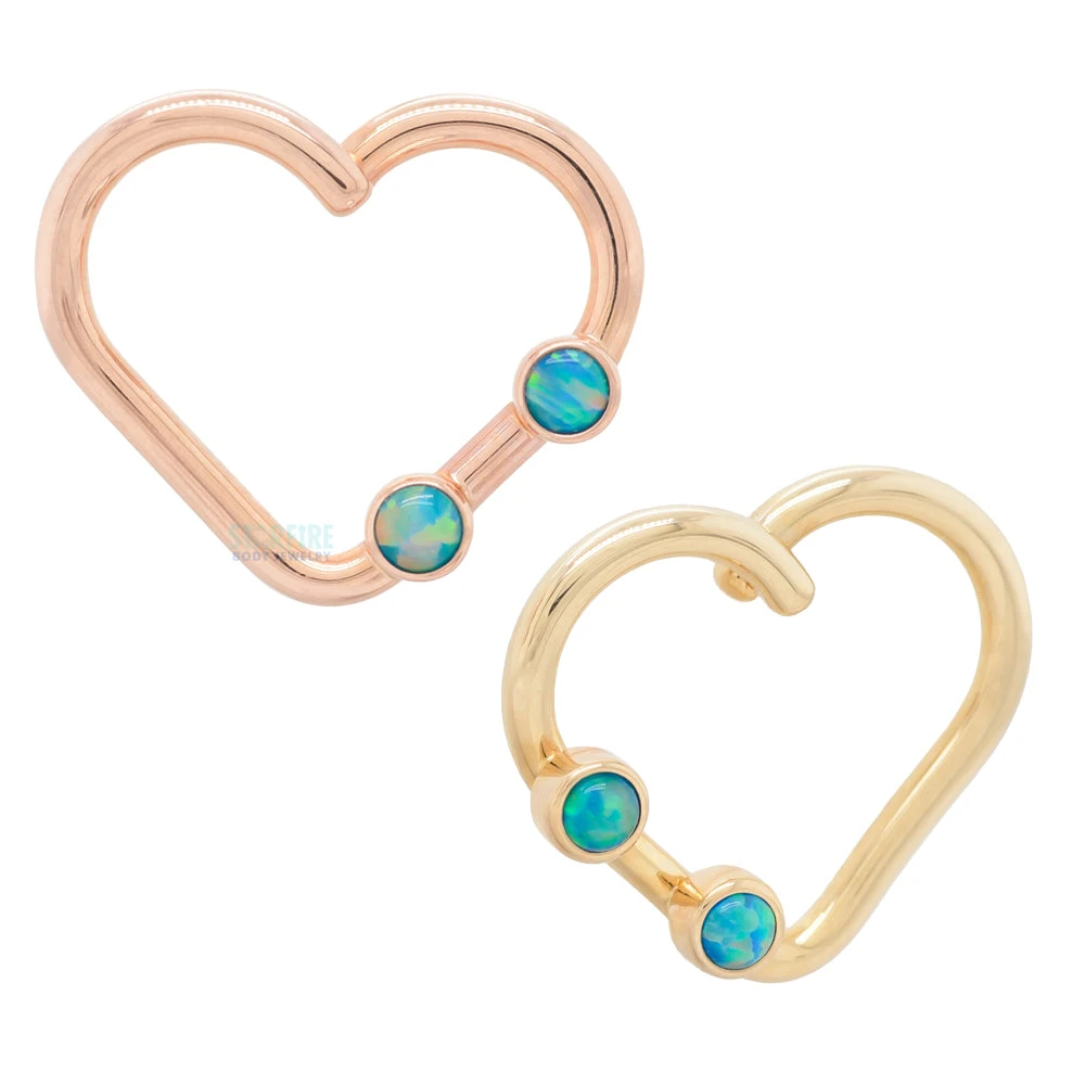 "Heartbreaker" Ring In Gold With Opals 1 "Heartbreaker" Ring In Gold With Opals
