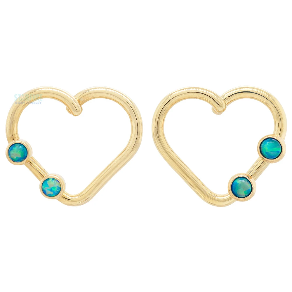 "Heartbreaker" Ring In Gold With Opals 8 "Heartbreaker" Ring In Gold With Opals - Image 8