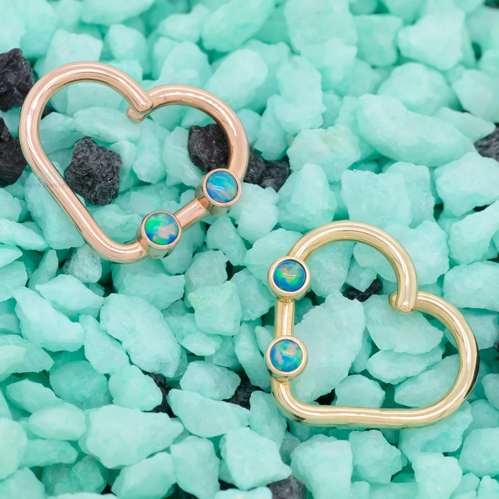 "Heartbreaker" Ring In Gold With Opals 2 "Heartbreaker" Ring In Gold With Opals - Image 2