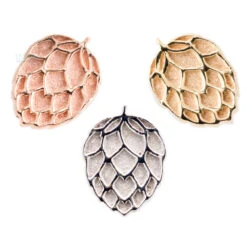 Threadless: "Hops" Pin In Gold