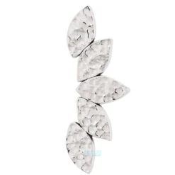 "Serenity" HAMMERED FINISH Threaded End In Gold