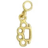 "Knuckle Duster" Charm In Gold