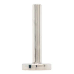 Gold Threaded Flatback / Labret Post / Straight Barbell End With Fixed Disc - Additional Sizing -Body Vision Los Angeles 40946 BVLABodyVisionGoldThreadedFlatbackLabretPostStraightBarbellEndwithFixedDiskSingleWhiteGold2