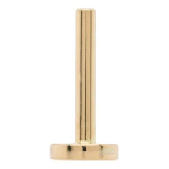 Gold Threaded Flatback / Labret Post / Straight Barbell End With Fixed Disc -Body Vision Los Angeles 40960 BodyVisionBVLAthreadless GoldFlatbackLabretPostStraightBarbellEndwithFixedDiscSingleYellowGold2 f843b304 dea4 4994 8dca ee61ea3ad21e