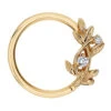 "Jessamine" Seam Ring In Gold With DIAMONDS