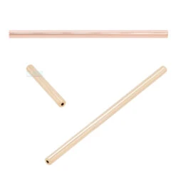 Threadless: Gold Straight Barbell Shaft