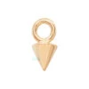 Cone Spike Charm In Gold