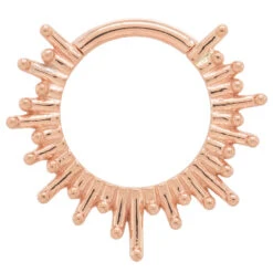 "Ray Of Light" Hinge Ring In Gold