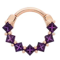 Tiffany Hinge Ring In Gold With Amethyst