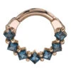Tiffany Hinge Ring In Gold With London Blue Topaz'
