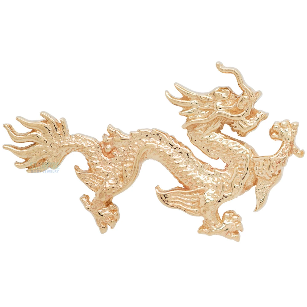 "Fei Long" Threaded End In Gold 5 "Fei Long" Threaded End In Gold - Image 5