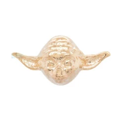 "Yoda" Threaded End In Gold -Body Vision Los Angeles 42103 BodyVision BVLAYodaThreadedEndinGoldSingleYellowGold2