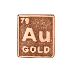 "Element 79" Threaded End In Gold -Body Vision Los Angeles 42196 BodyVision BVLAElement79ThreadedEndinGoldSingleRoseGoldVENDORPHOTO