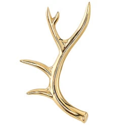 Antler Threaded End In Gold -Body Vision Los Angeles 42299 BodyVision BVLAAntlerThreadedEndinGoldSingleYellowGoldVENDORPHOTO1 7bf897cc 77b3 4271 9229 e1fb28cb8613