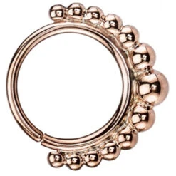 Graduating "Latchmi" Seam Ring In Gold -Body Vision Los Angeles 42321 BodyVision BVLAGraduatingLatchmiSeamRinginGoldSingleRoseGoldVENDORPHOTO jpg