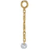 "Astra" Chain Charm In Gold With DIAMOND