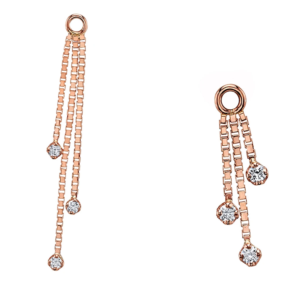 "Be My Druidess" Chain Charm In Gold With DIAMONDS 1 "Be My Druidess" Chain Charm In Gold With DIAMONDS