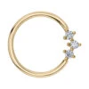 "Muse" Seam Ring In Gold With DIAMONDS