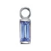 Baguette Bar Charm In Gold With Tanzanite