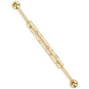 "Celestial" Industrial Barbell In Gold With DIAMONDS