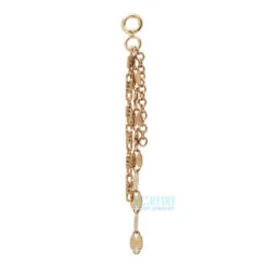 "Cosmos" Chain Charm In Gold