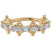 "Closer" Hinge Ring In Gold With DIAMONDS