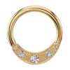 "Janna" Seam Ring In Gold With DIAMONDS
